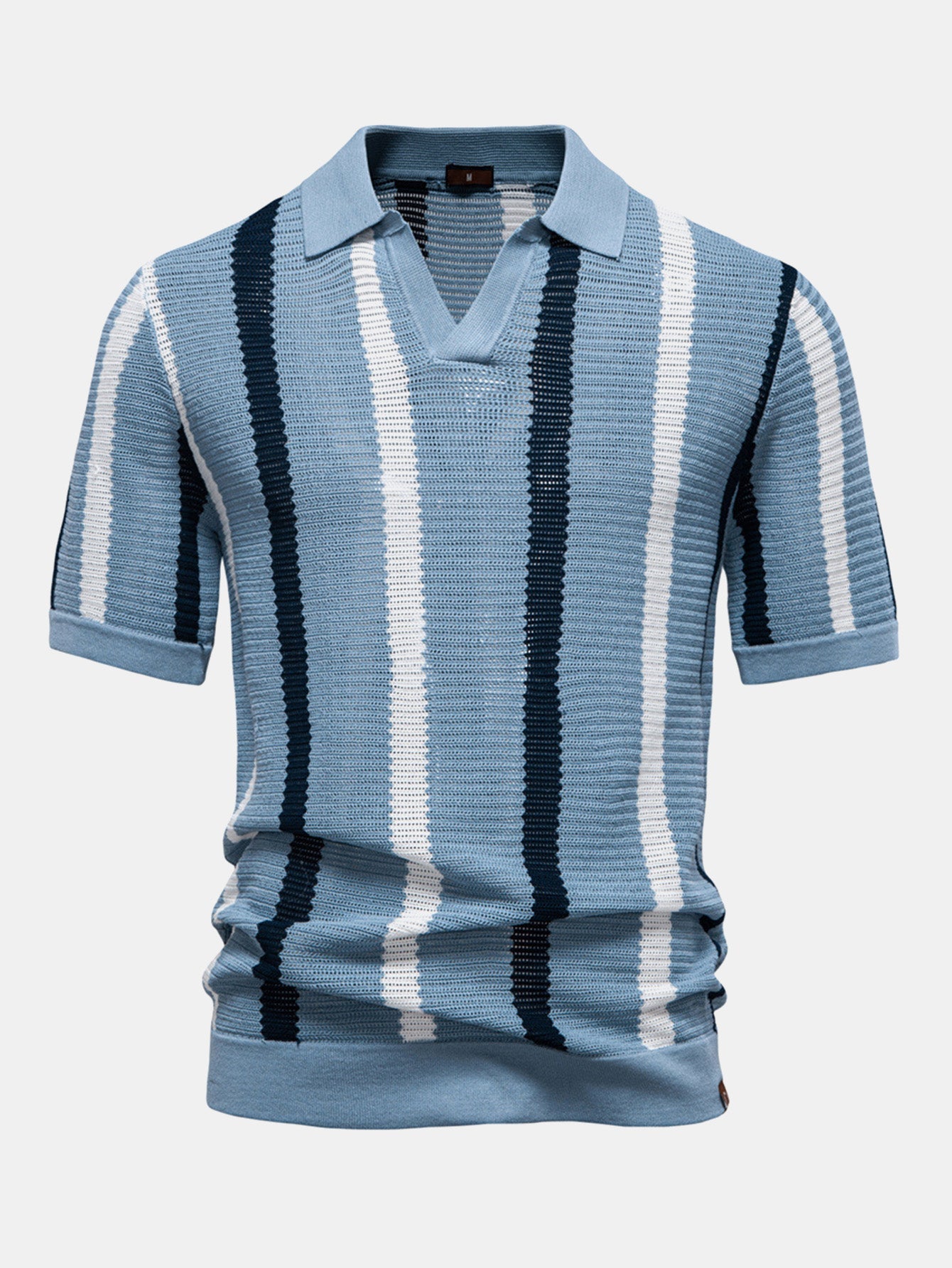 Cove | Stripe V-Neck Polo & Trousers