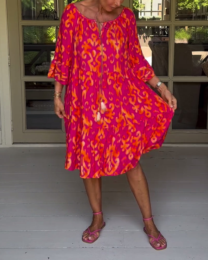 Cleo | Effortless Printed Dress