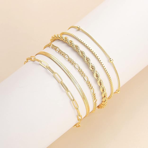 Isabella | Luxurious Gold Bracelet Set