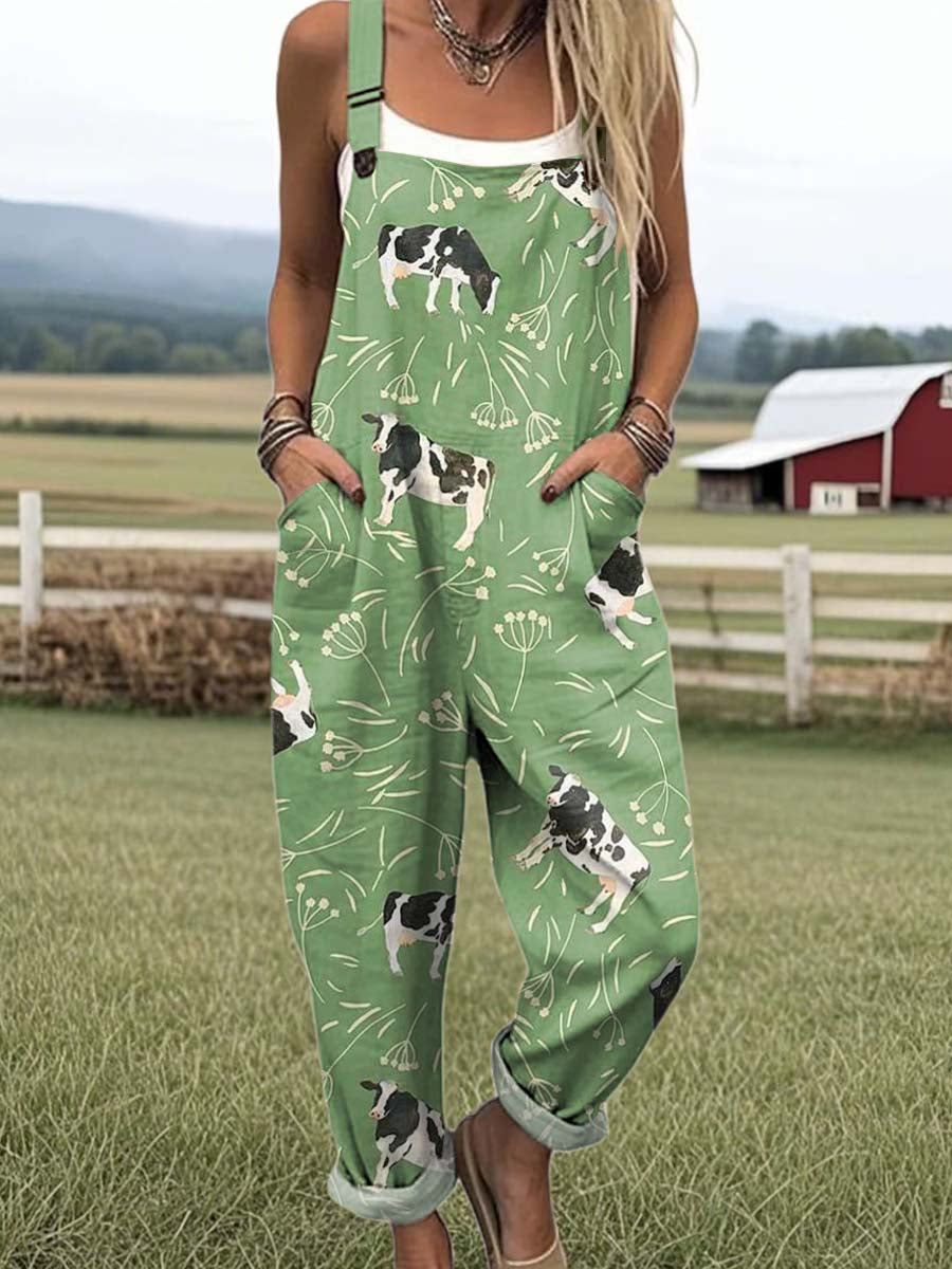 Mooch | Countryside Cow Print Suit