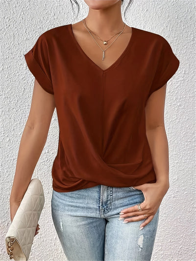 Luna | Elegant Twist-Front Top