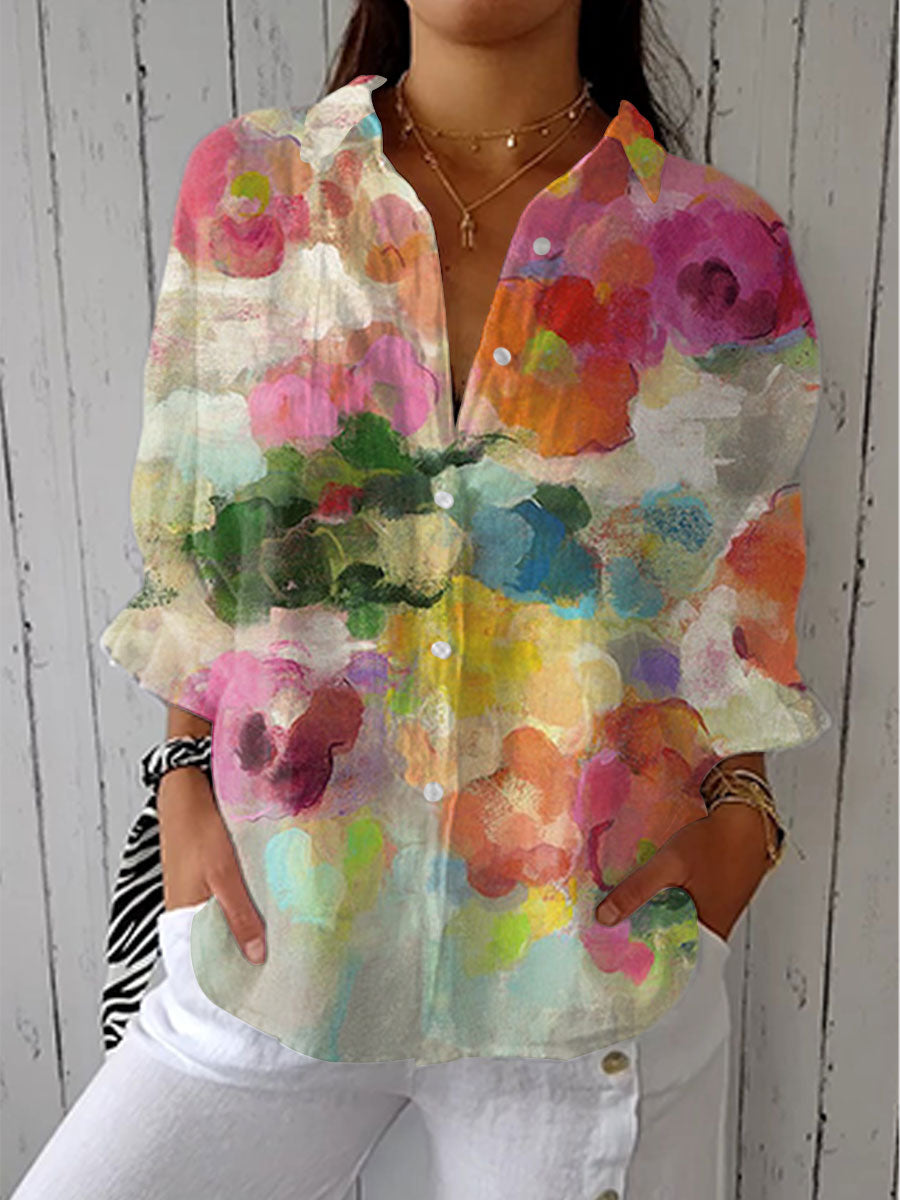 Aurelia | Dreamy Watercolor Blouse
