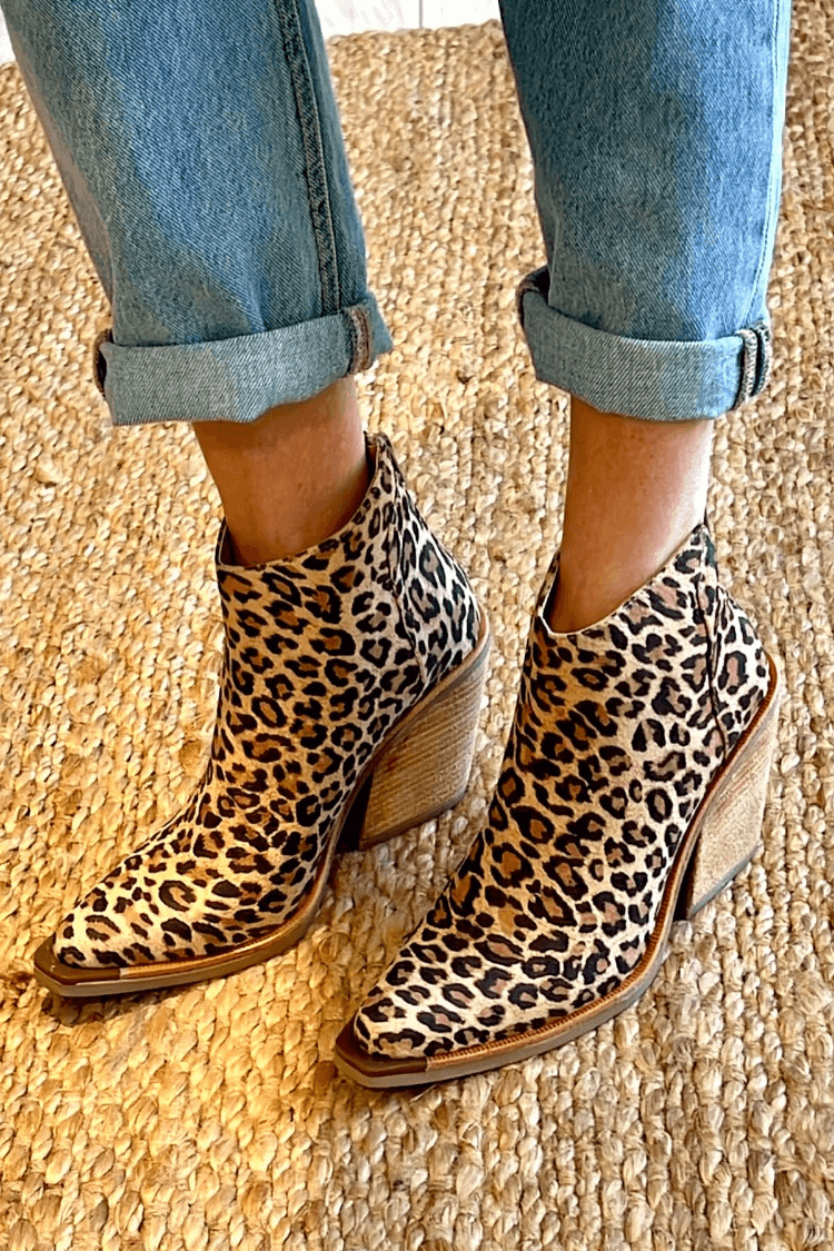 Kira | Chic Leopard Ankle Boots