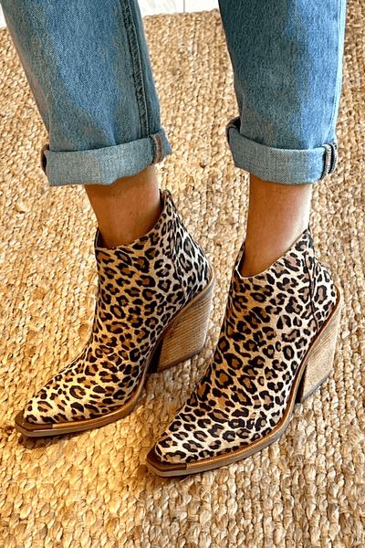 Kira | Chic Leopard Ankle Boots