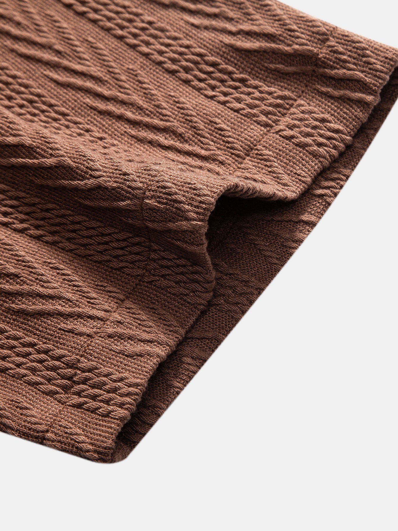 Nalu | Textured Cuban Shirt & Shorts