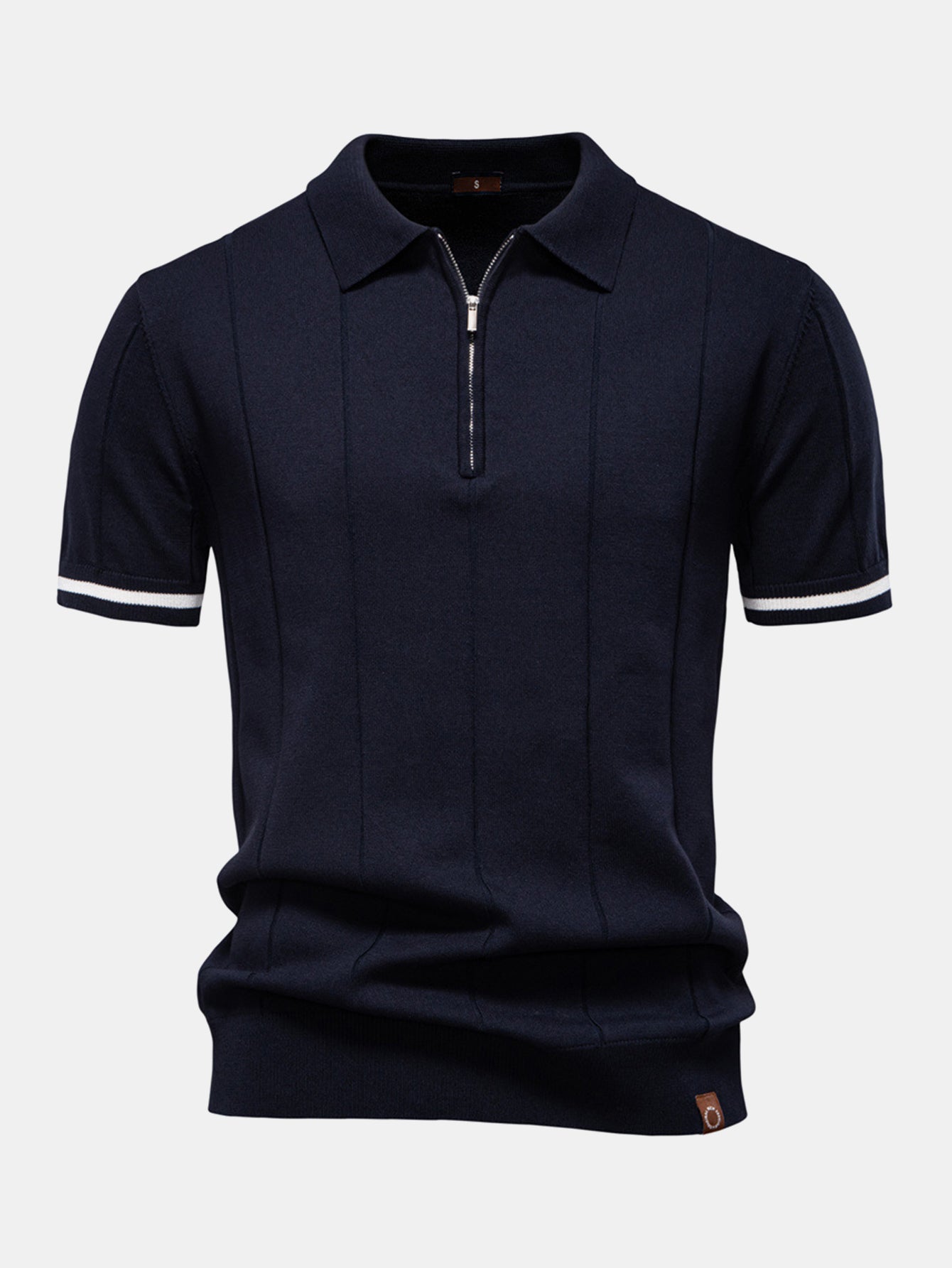 Koa | Piped Knit Polo & Trousers