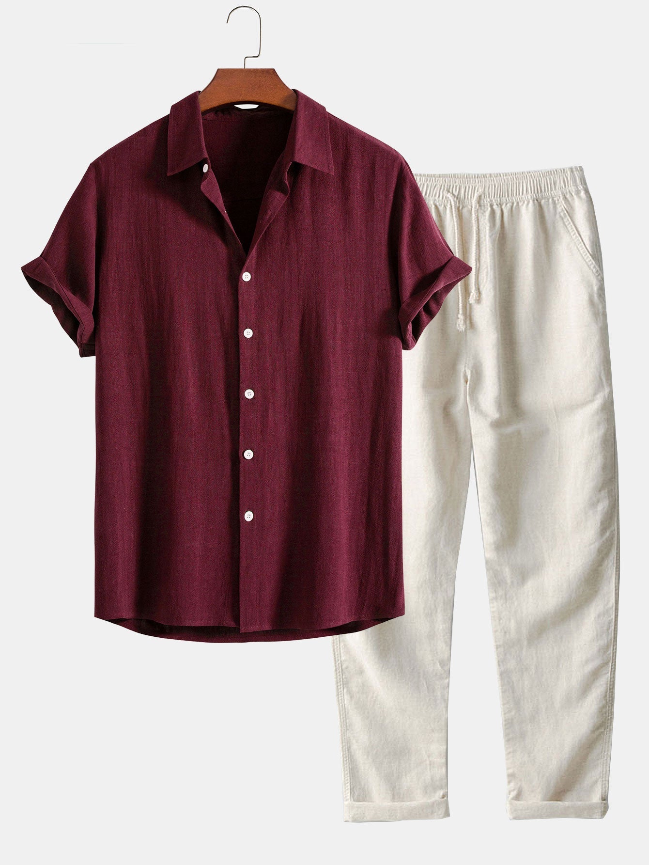 Breeze | Linen Blend Shirt & Trousers