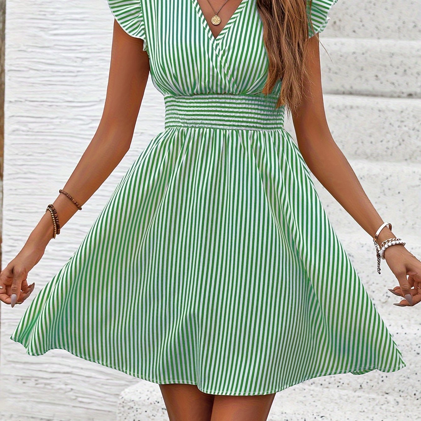 Nala | Breezy Striped Summer Dress