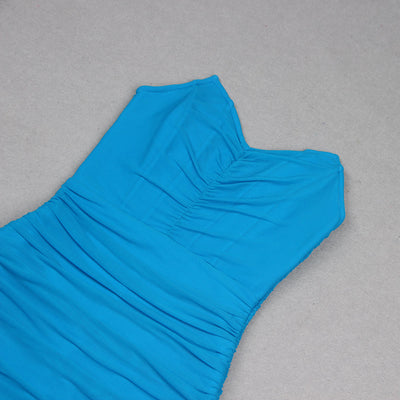 Azure | Chic Strapless Midi Dress