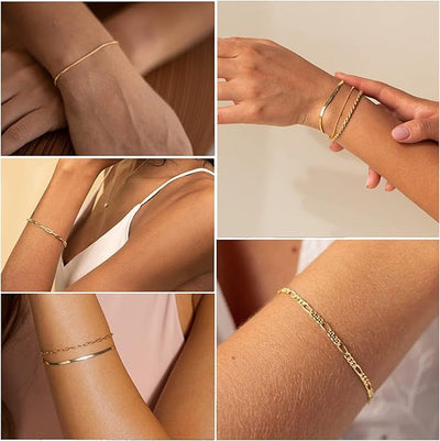 Isabella | Luxurious Gold Bracelet Set
