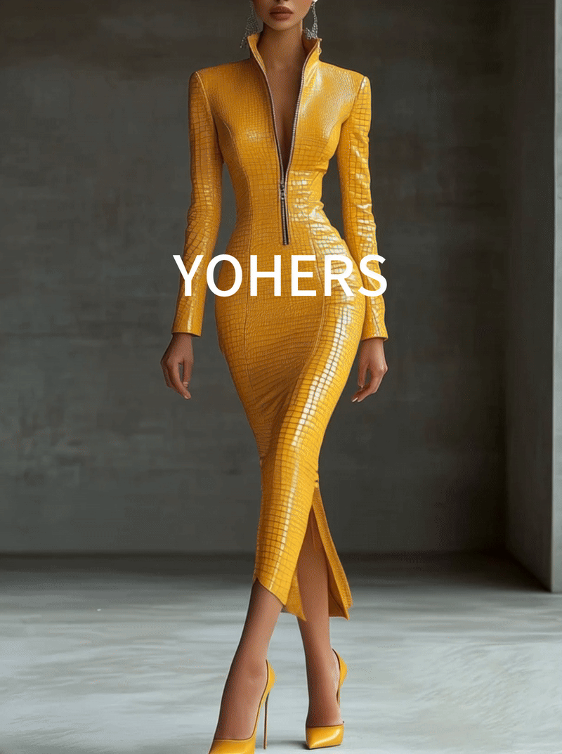 Zara | Chic Bodycon Midi Dress