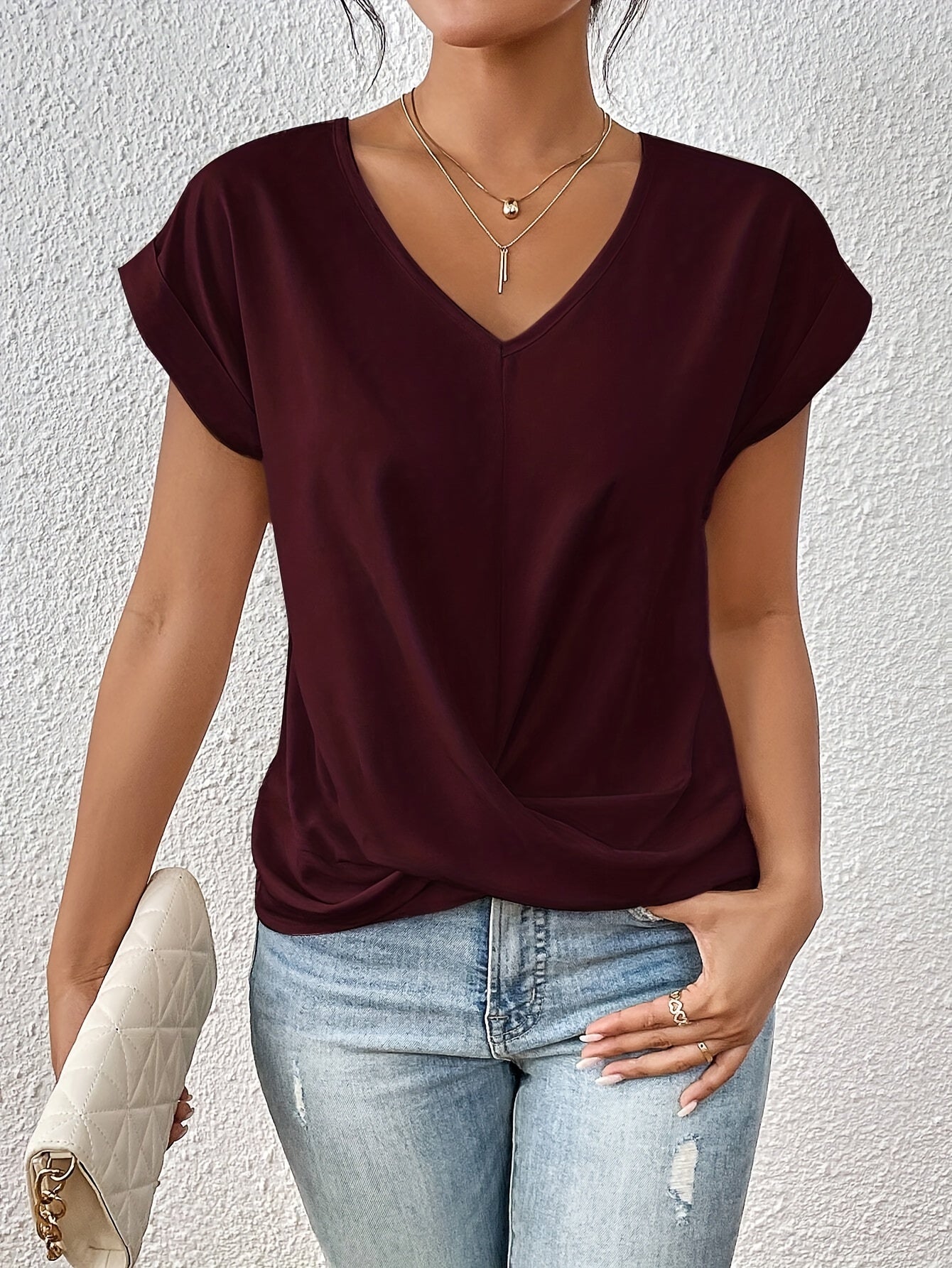 Luna | Elegant Twist-Front Top