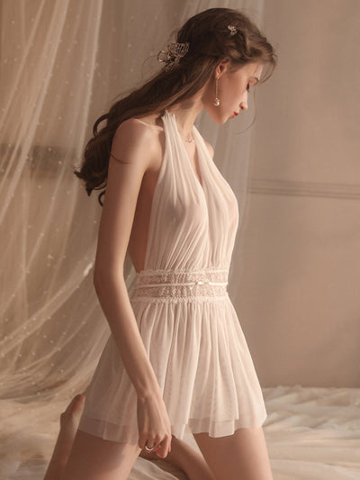 Luxe | Elegant Halter Babydoll