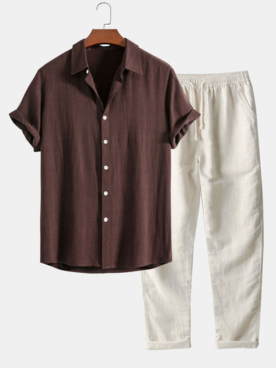 Breeze | Linen Blend Shirt & Trousers