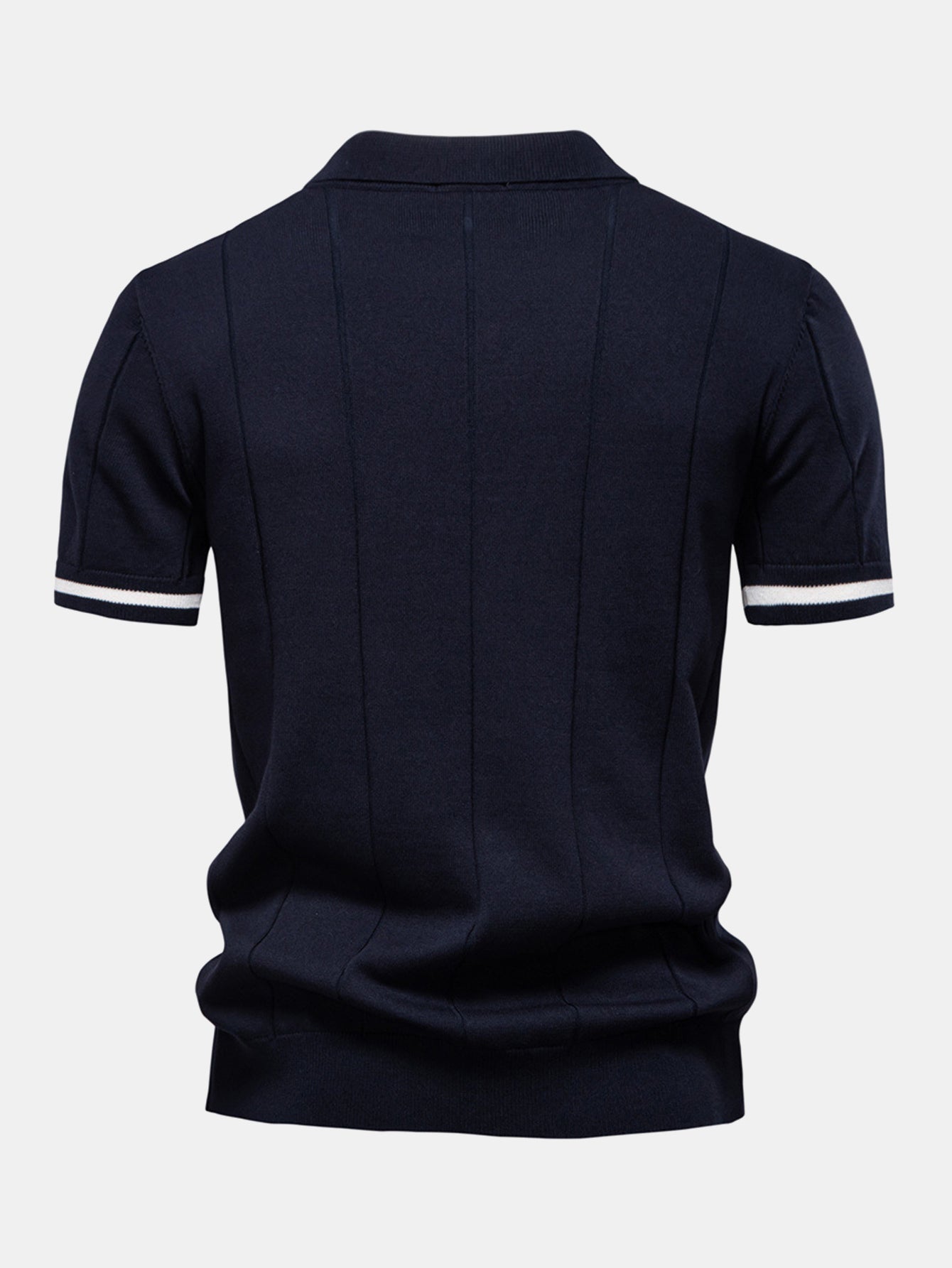 Koa | Piped Knit Polo & Trousers