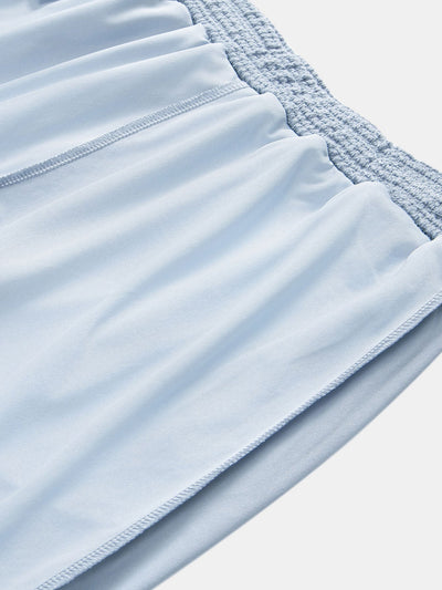 Coastal | Waffle Texture Shirt & Shorts