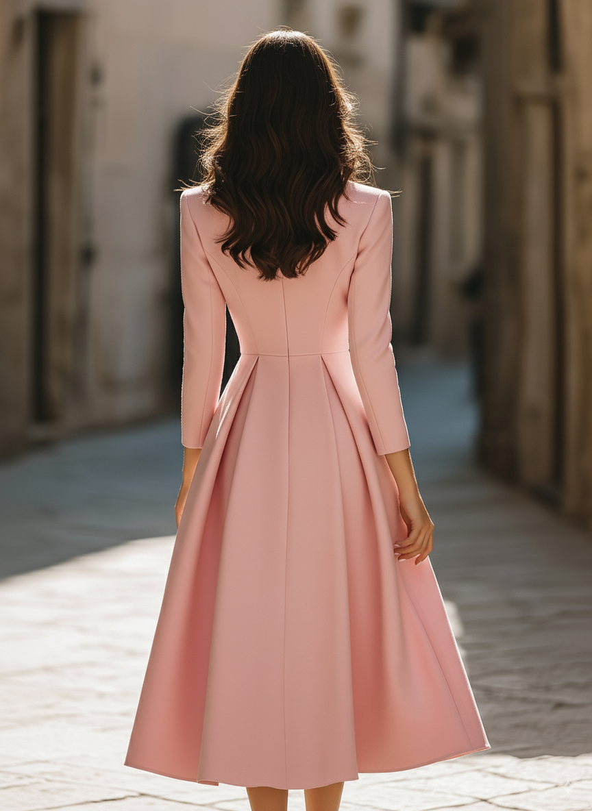 Mira | Chic Pleated Blazer Dress