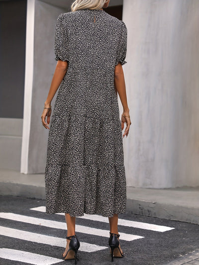 Luna | Tiered Puff Sleeve Dress