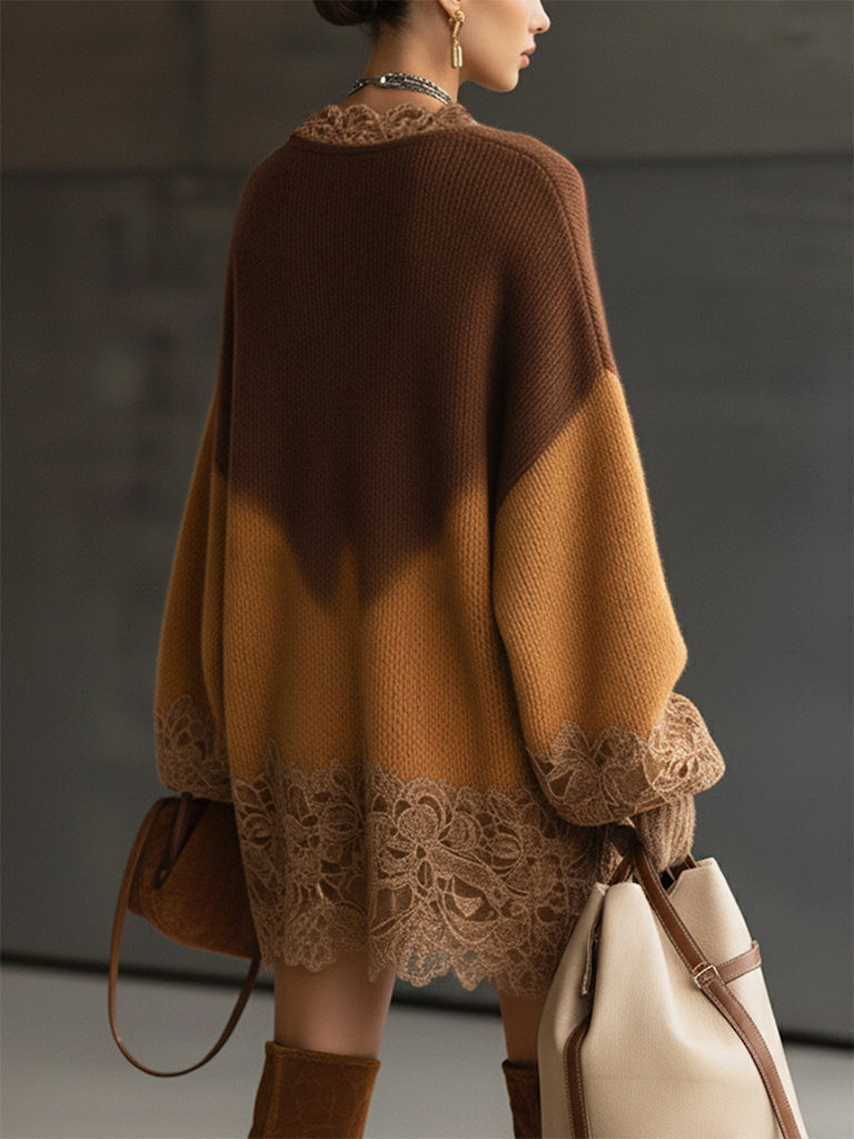 Aura | Chic Ombre Mini Dress