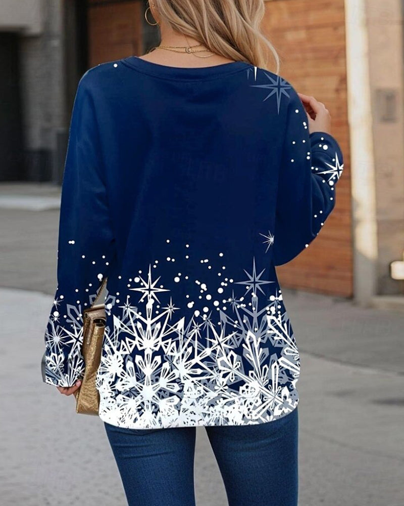 Holly | Festive Tree Print Jumper