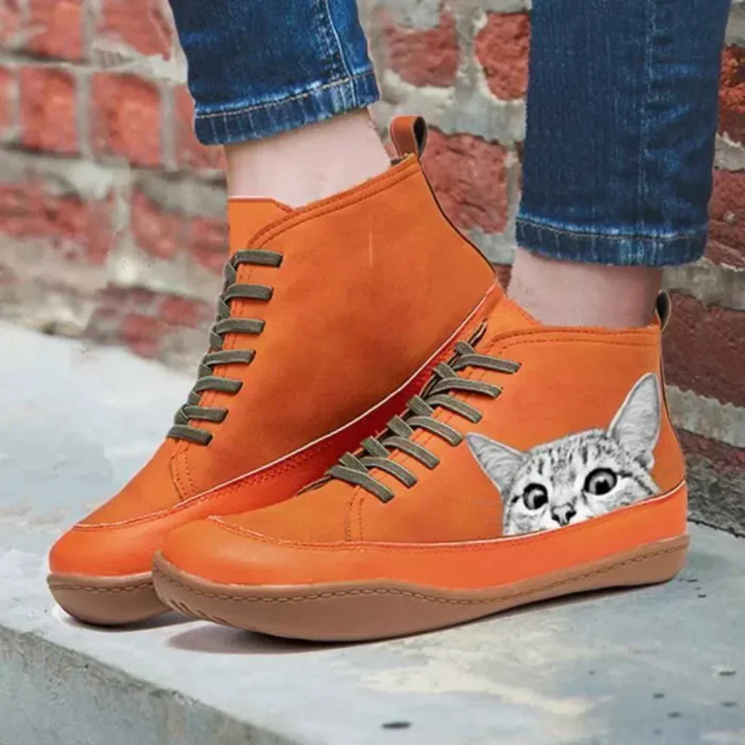 Cleo | Stylish Ankle Boots for Cat Lovers