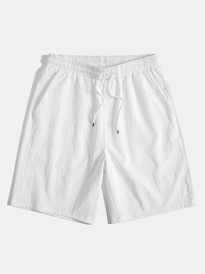 Breezy | Crinkled Texture Shorts Set