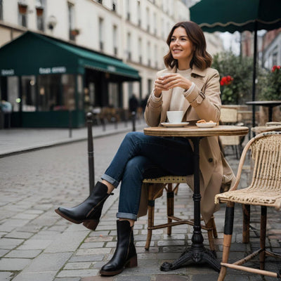 Mira | Chic Leather Ankle Boots