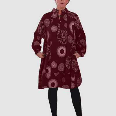 Zara | Chic Geometric Lapel Dress