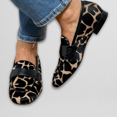Zara | Chic Animal Print Loafers
