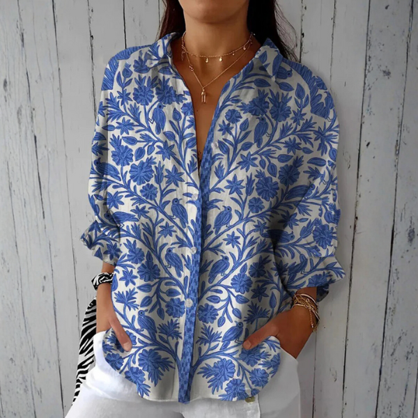 Azure | Floral Garden Blouse
