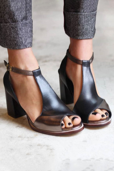 Zara | Chic Peep Toe Heels