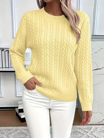 Cleo | Cozy Cable Knit Sweater
