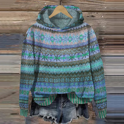 Mira | Cozy Ethnic Print Hoodie