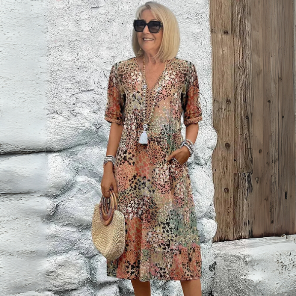 Ava | Effortless Flowing Midi Dress