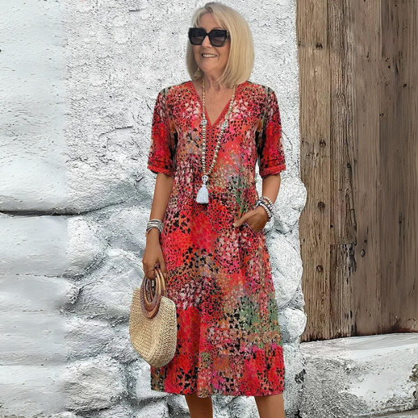 Ava | Effortless Flowing Midi Dress