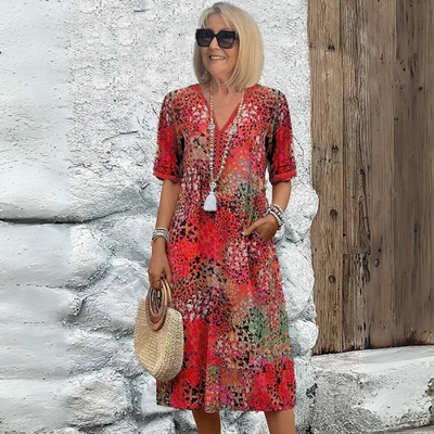 Ava | Effortless Flowing Midi Dress