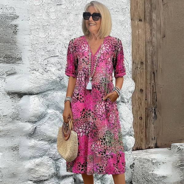 Ava | Effortless Flowing Midi Dress