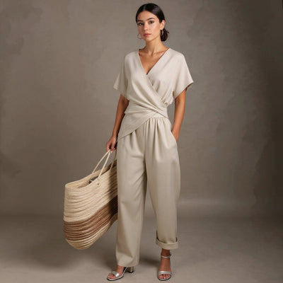 Cleo | Chic Wrap Jumpsuit