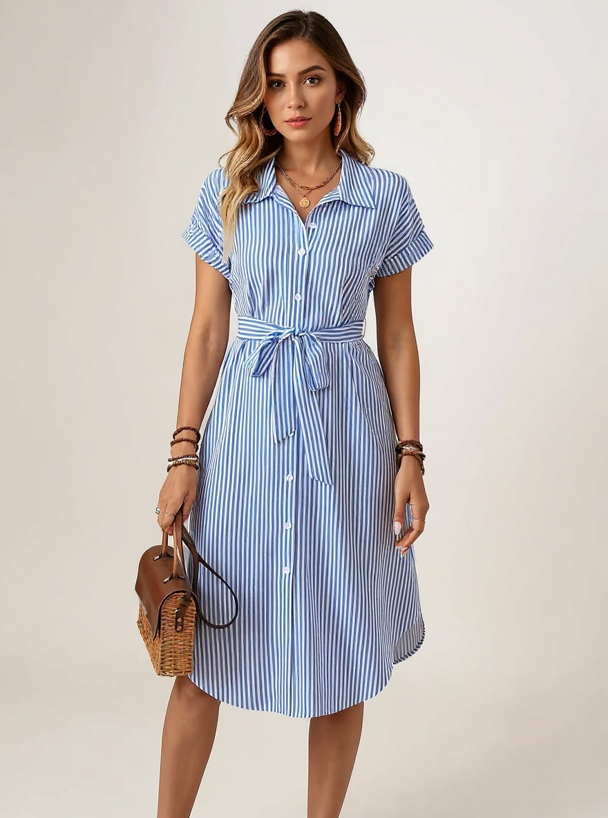 Mira | Stylish Striped Dress