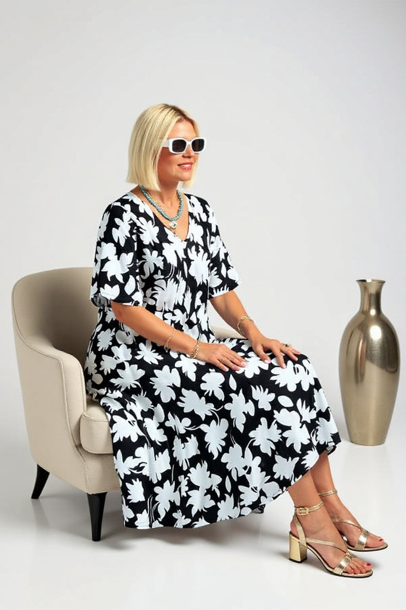 Patricia | Flattering Tummy Coverage Dress