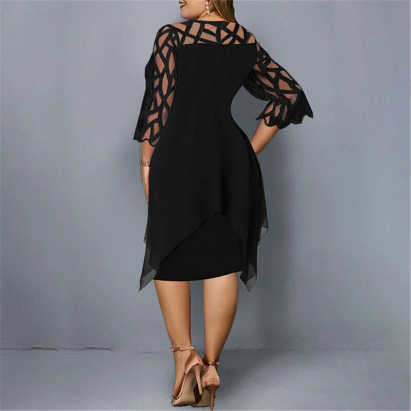 Bella | Chic Plus Size Midi Dress