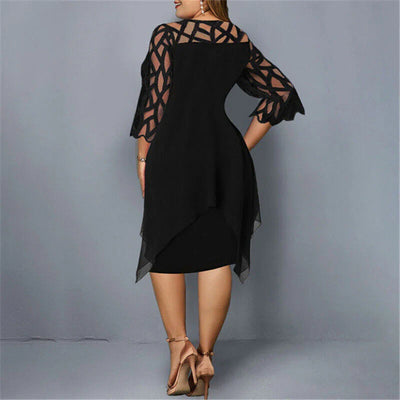 Bella | Chic Plus Size Midi Dress