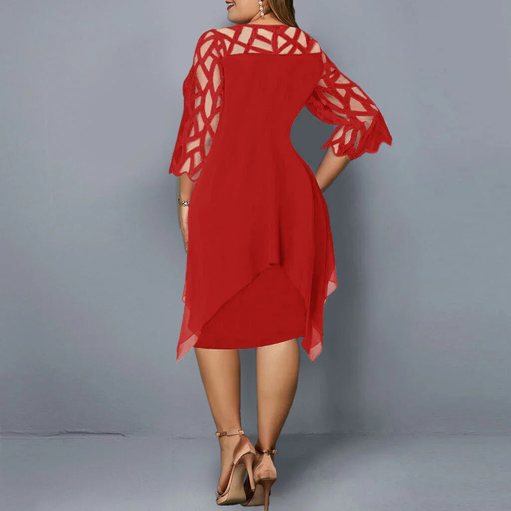 Bella | Chic Plus Size Midi Dress
