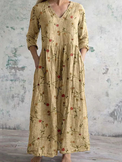 Luna | Elegant Maxi Orchid Dress