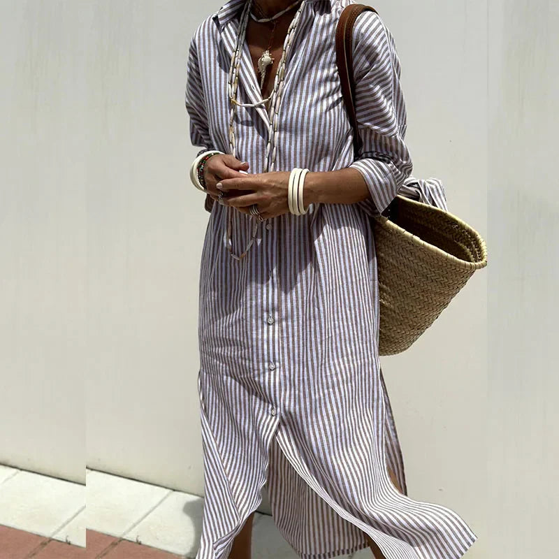 Bella | Chic Striped Shirt