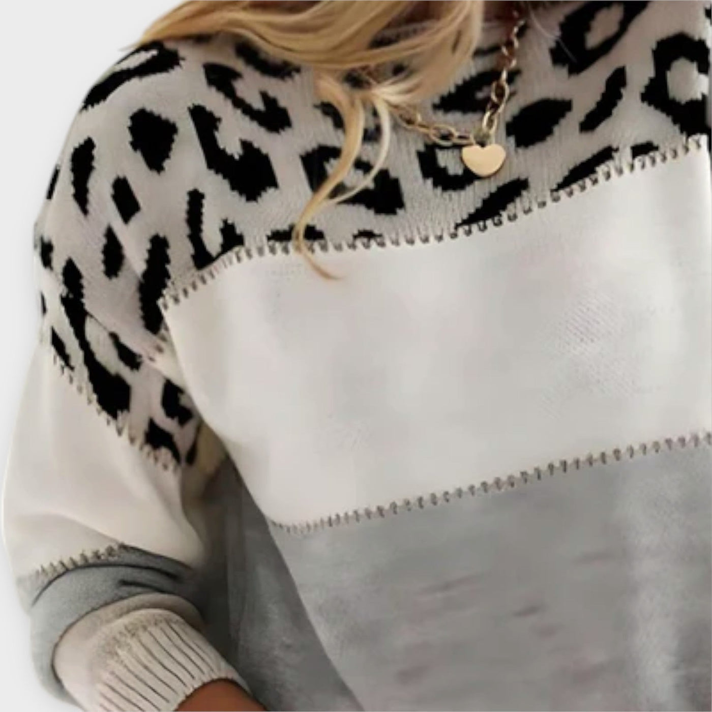 Mila | Cozy Leopard Print Sweater