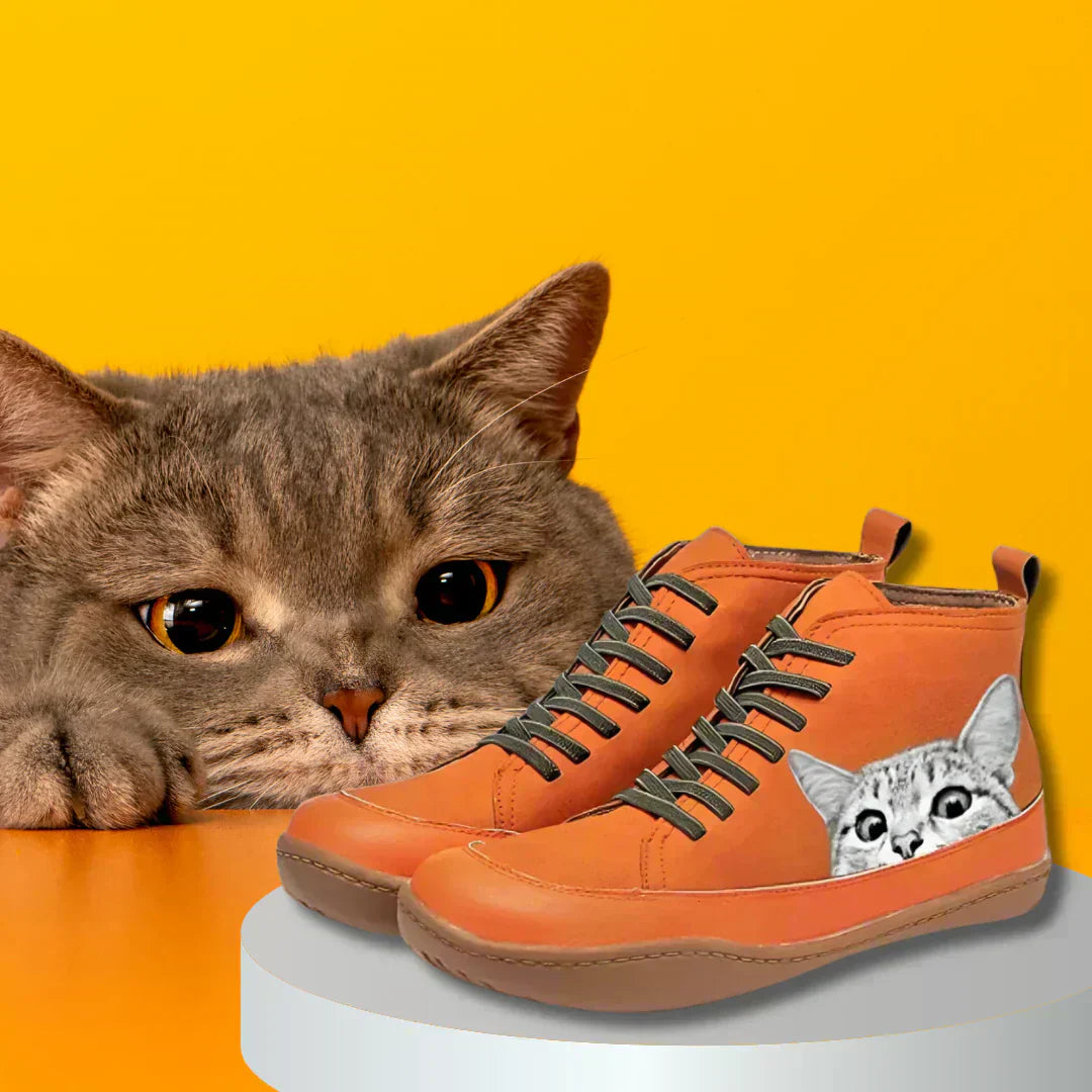 Cleo | Stylish Ankle Boots for Cat Lovers