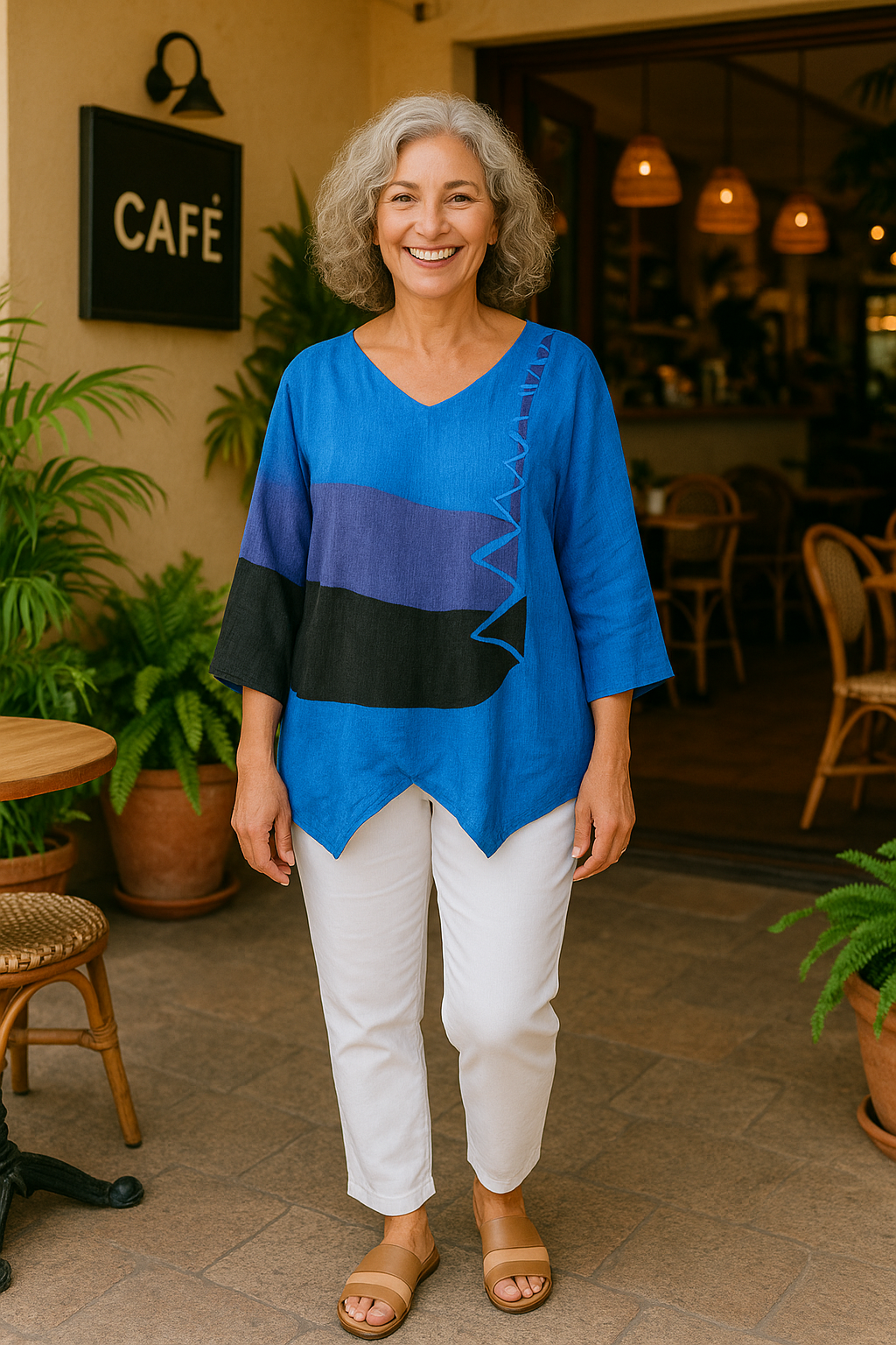 Elsa | Flattering Curved Blouse