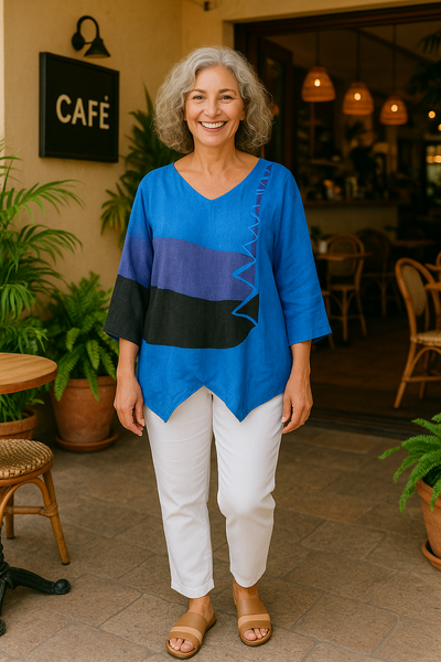 Elsa | Flattering Curved Blouse