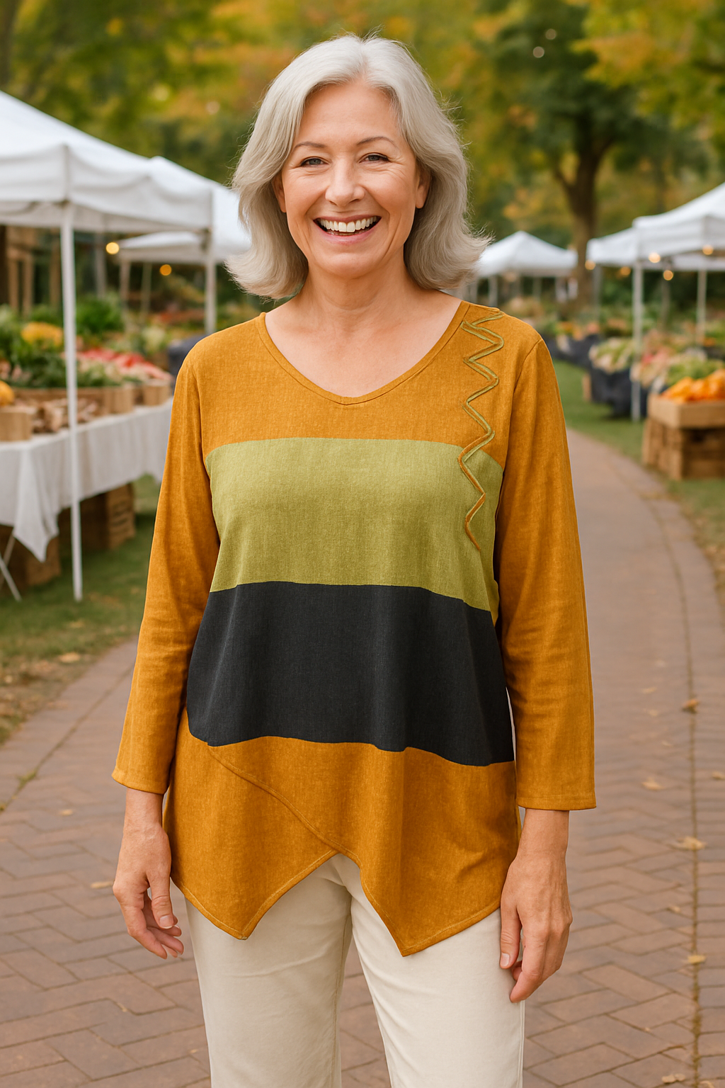 Elsa | Flattering Curved Blouse